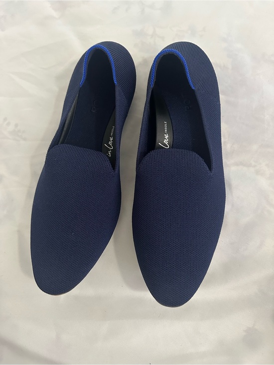 Rothy's Shoes - Rothy’s The Almond Loafer Flats | Navy Blue Knit | Women’s Size 9 | NWOT